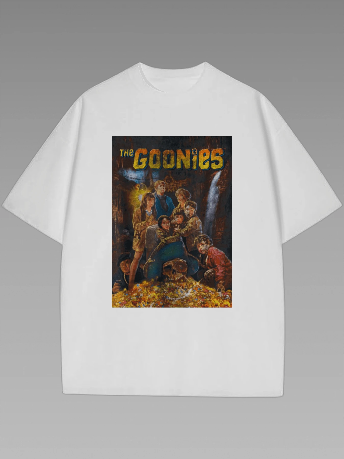 Retro Pattern Full Of Adventure Spirit, Showcasing Love For Classic Movies T-Shirt (1Pcs 220g Heavy Cotton Tee)