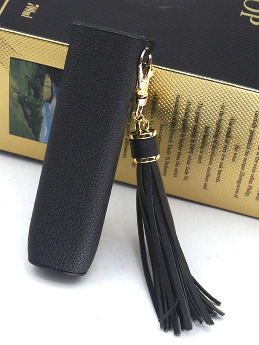 1 Stück einfarbige PU-Leder IQOS ILUMA ONE Vape Hülle, Frühling/Sommer/Herbst/Winter schützende Abdeckung mit Schlüsselband, Fallschutz-Zubehör, Raucher Accessoires