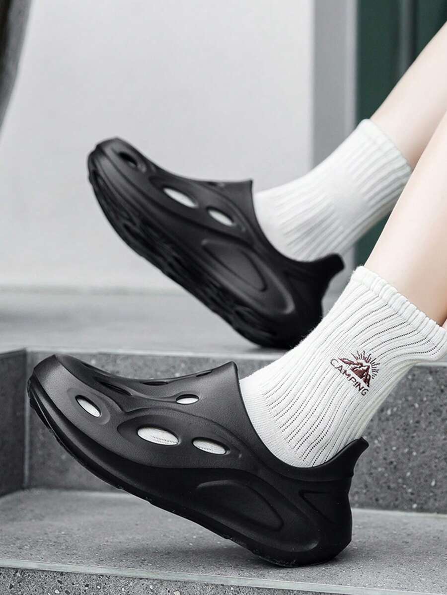 Men's Slip-On Flip Flops, Summer New Outdoor Casual Beach Sandals, Anti-Slip Breathable Slippers, Suitable For Teens, Casual, Outdoor, Athletic, Vacation, Travel, Graduation Gifts, Birthday Accessories
