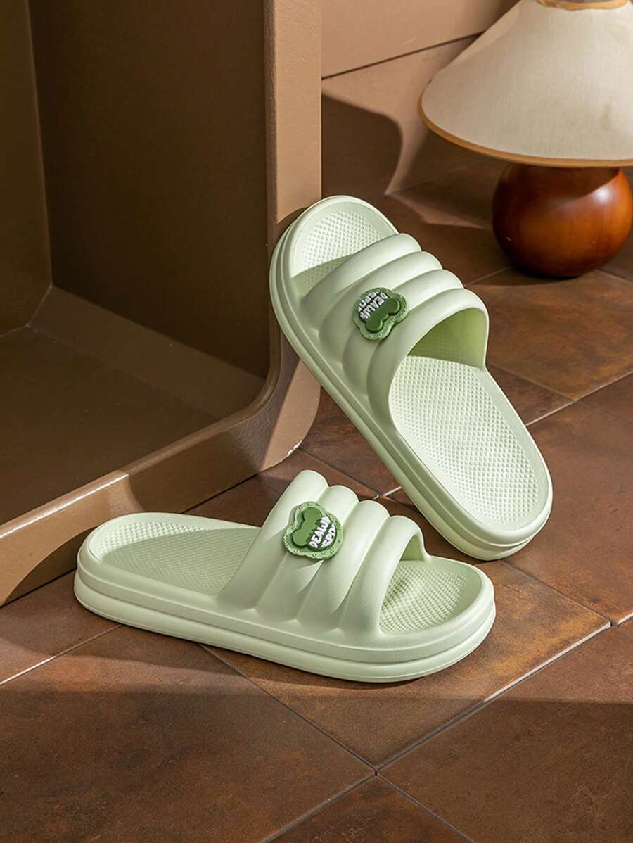 Women's Simple, Non-Slip, Soft-Sole, Odor-Resistant Slippers For Home, Bathroom, Shower, Couple