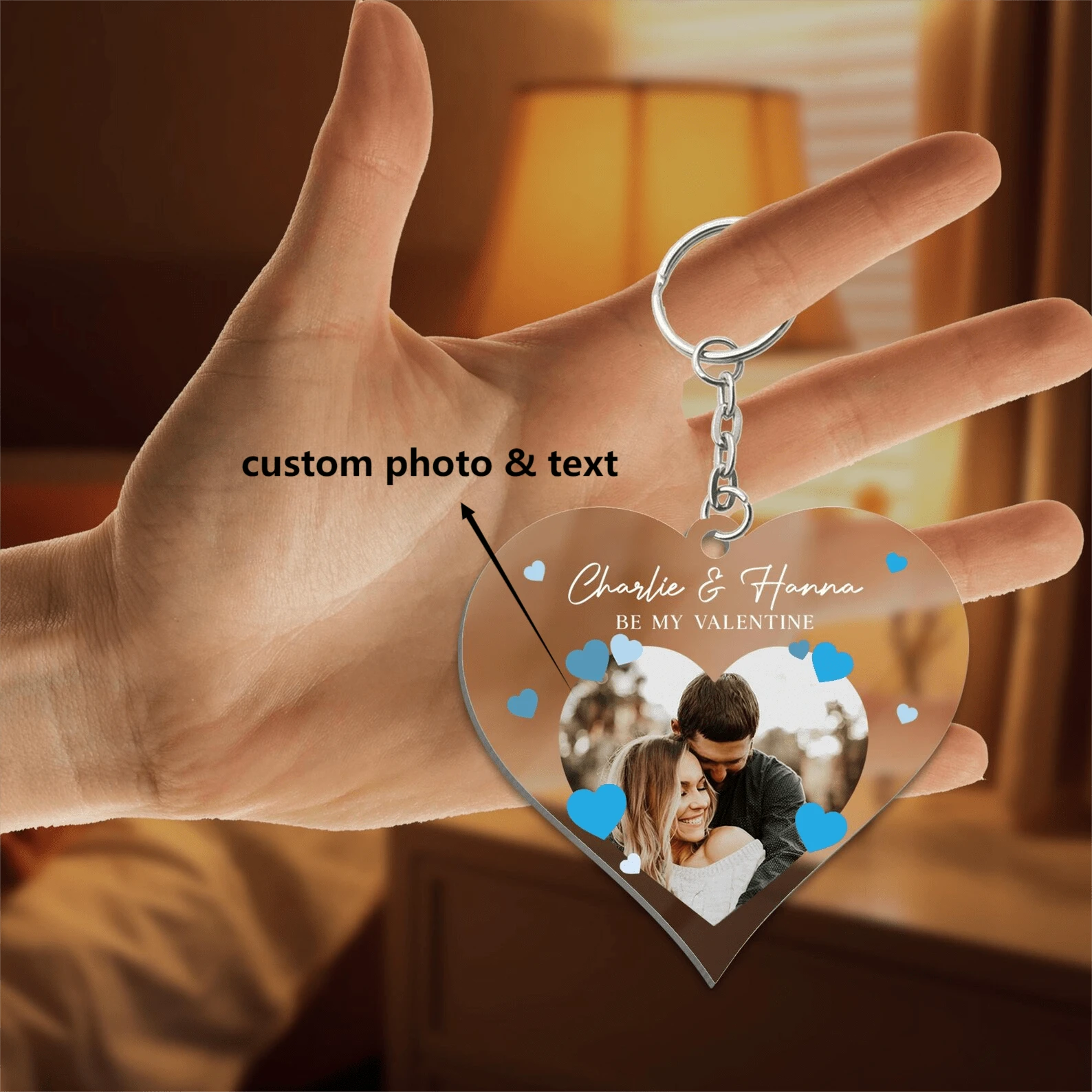 Cadeaux de couple personnalisés avec photo et texte, porte-clés de couple personnalisé avec photo, cadeau pour lui, cadeau pour elle, cadeaux pour épouse, cadeaux pour mari, cadeaux de la Saint-Valentin, cadeaux de couple
