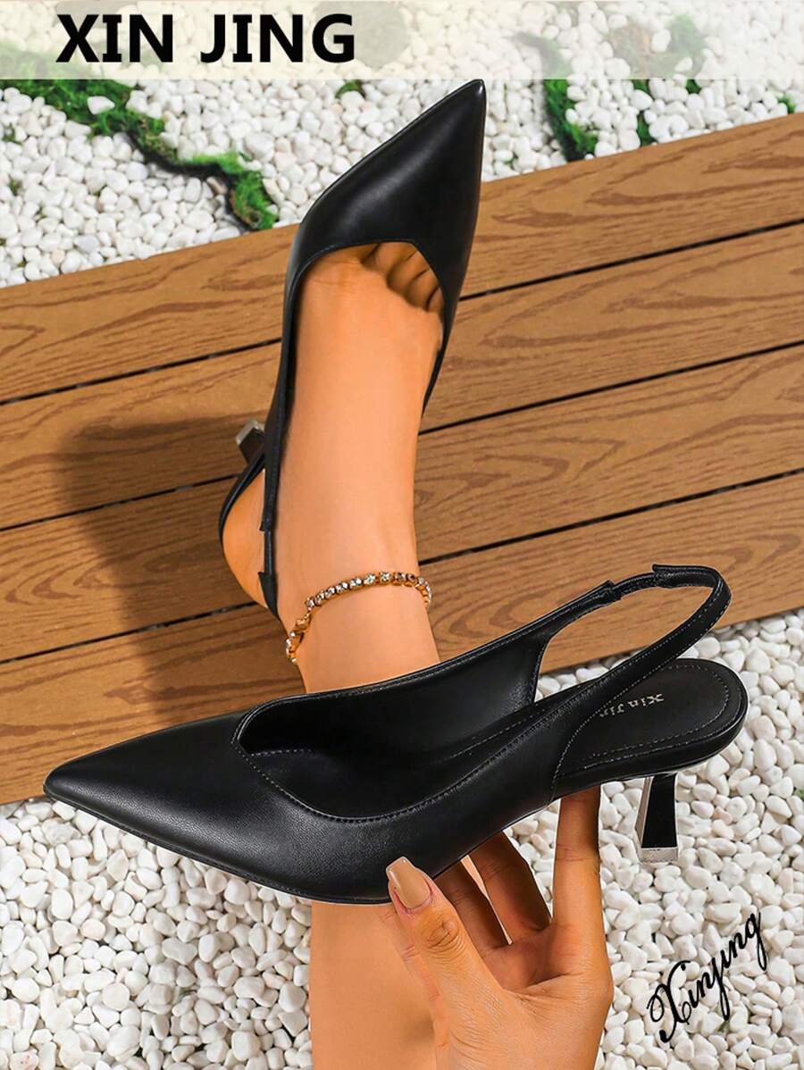 Fashionable Versatile High Heels Women Shoes, Ladies Pumps Suitable For Commuting, Weddings & Parties