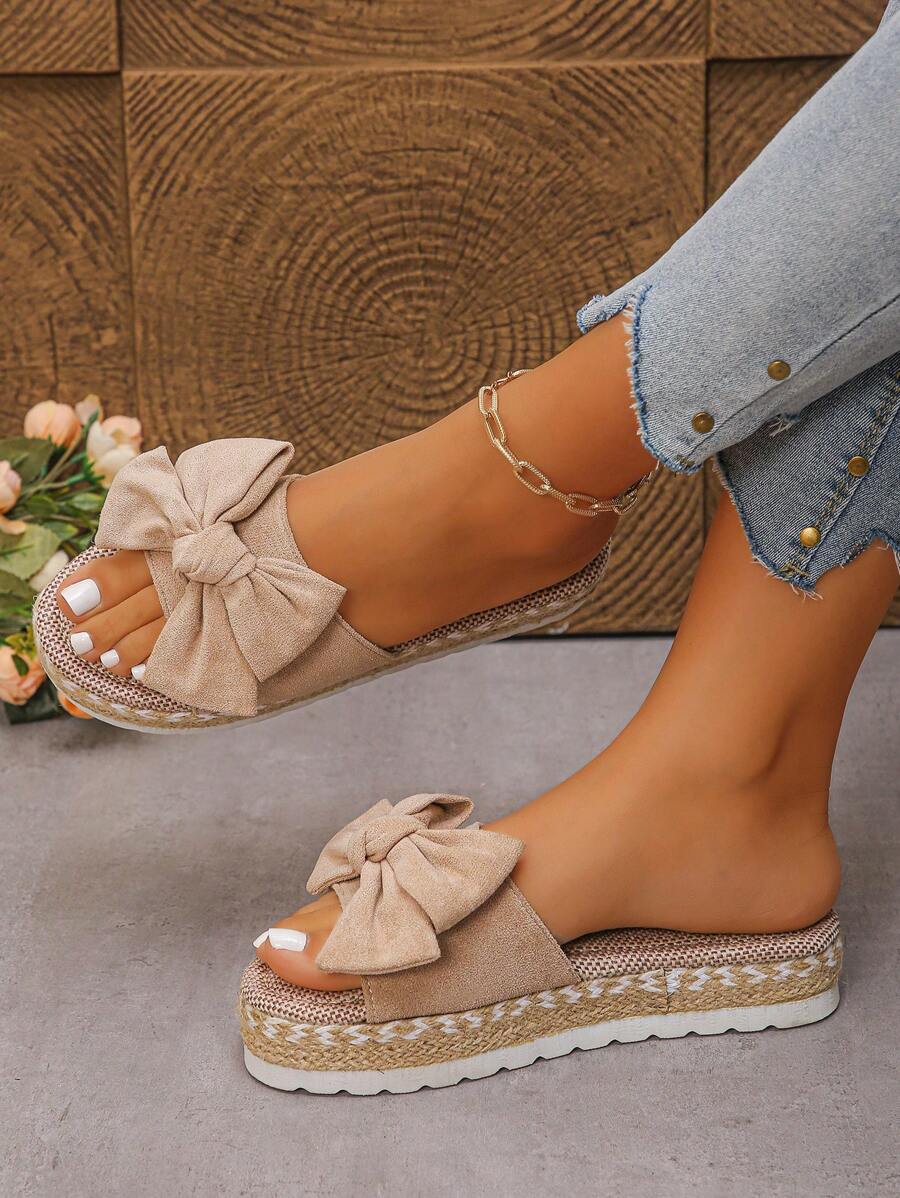 Zomervakantie Bohemian Stijl Platform Pantoffels voor Dames