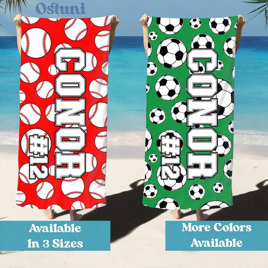 1 Stück personalisierte und individuelle Glitzer Strandbadhandtuch, super saugfähiges Schwimmtuch, bequemes Strandtuch, stilvolles Badetuch, schöne Yoga-Matte, Strandaccessoire
