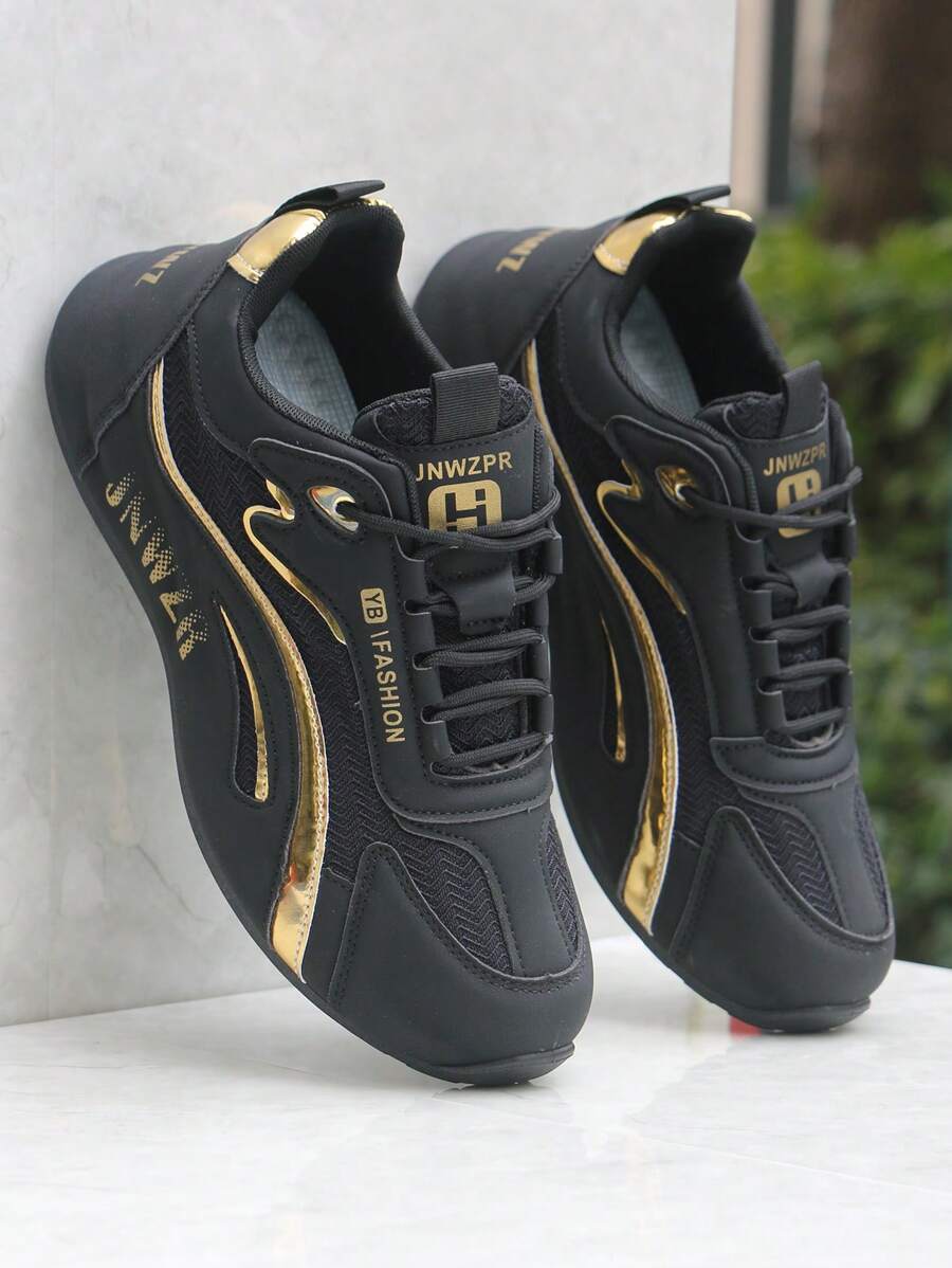 Zapatillas de malla transpirables, estilo coreano versátil antideslizante para hombres, zapatillas de running casuales para primavera/verano 2025