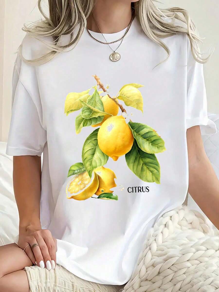 Cottagecore Aesthetic Gardening T-Shirt - Fashionable, Casual, Breathable And Comfortable Round-Neck Printed Short-Sleeved T-Shirt, 100% Cotton T-Shirt