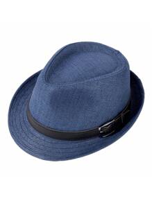 Navy Hat Black Belt