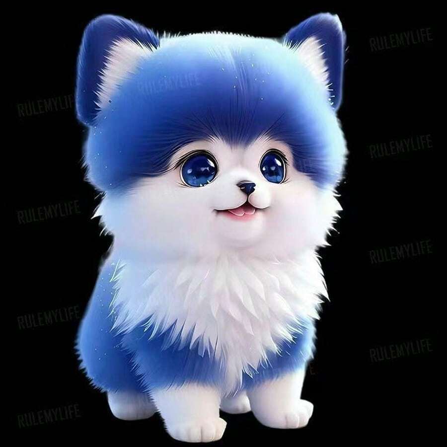 Popular Cute Cartoon Dog Stickers, Super Adorable Pet Decals For Toilet, Refrigerator, Electric Vehicle, Bedroom, Home Decor
