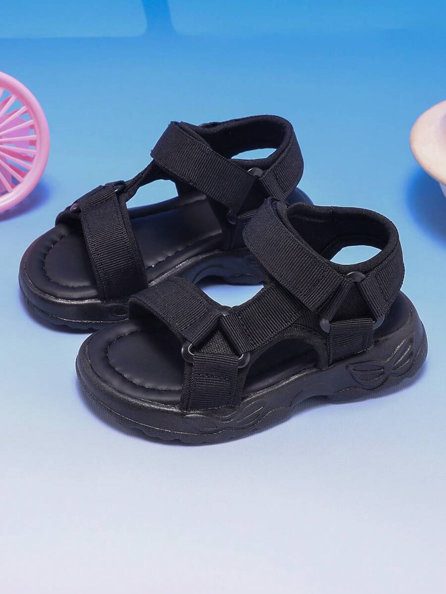 1 paire de sandales d'été antidérapantes et anti-coups de pied pour enfants