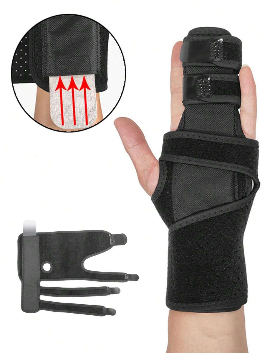 1pc Sports Palm Strap Splint Brace, Finger Support And Wrist Compression Gym Gym Wristbands Accessories
