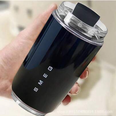 For Smeg Coffee Mug Stainless Steel Travel Water Bottle Insulated 240ml Cup, Suitable For Hot And Cold Drinks, Sparkling Water, Fruit Tea, Juice ,Coffee