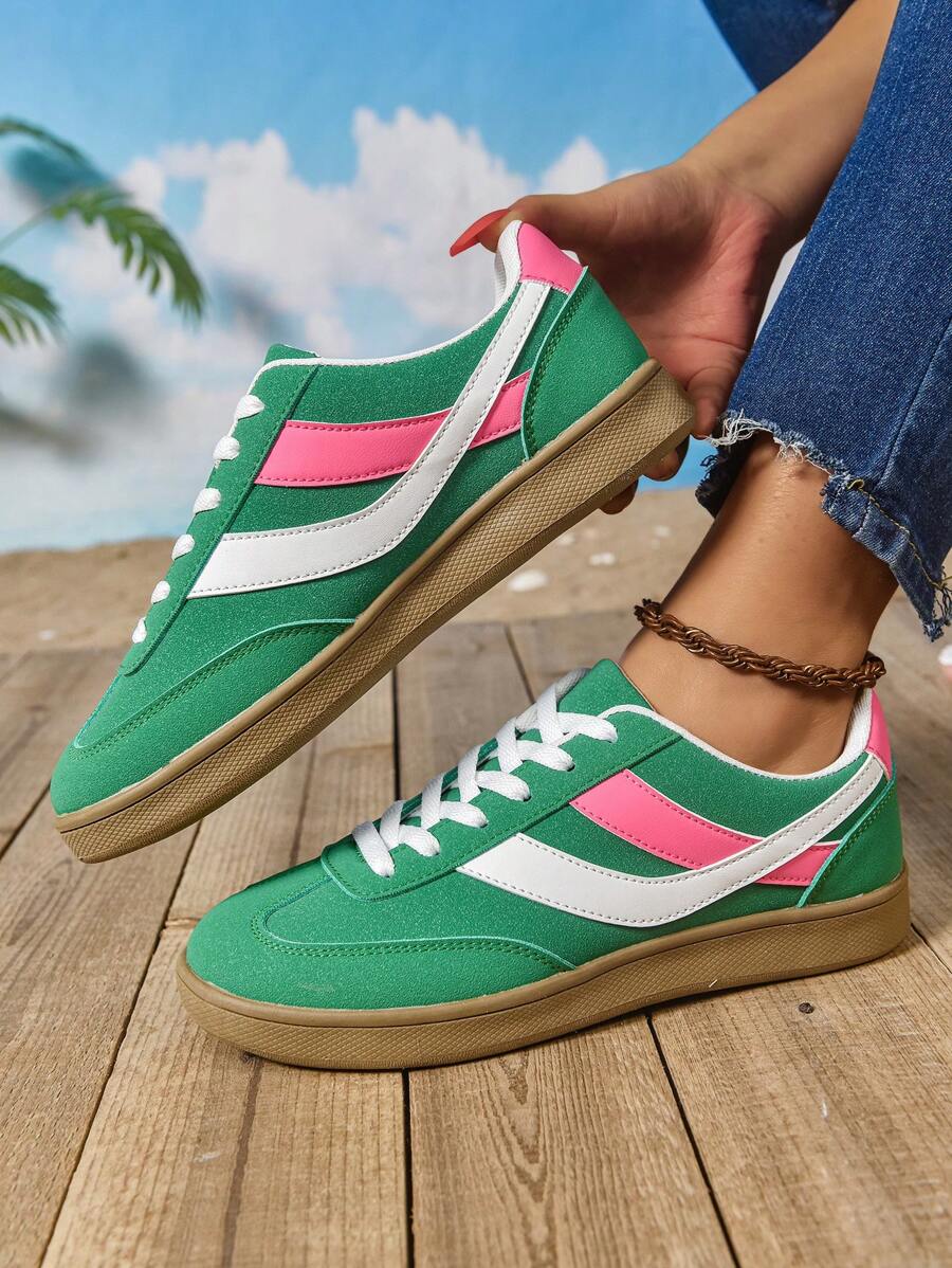 Nuevas zapatillas planas informales de otoño unisex, zapatos deportivos de lona de moda para exteriores