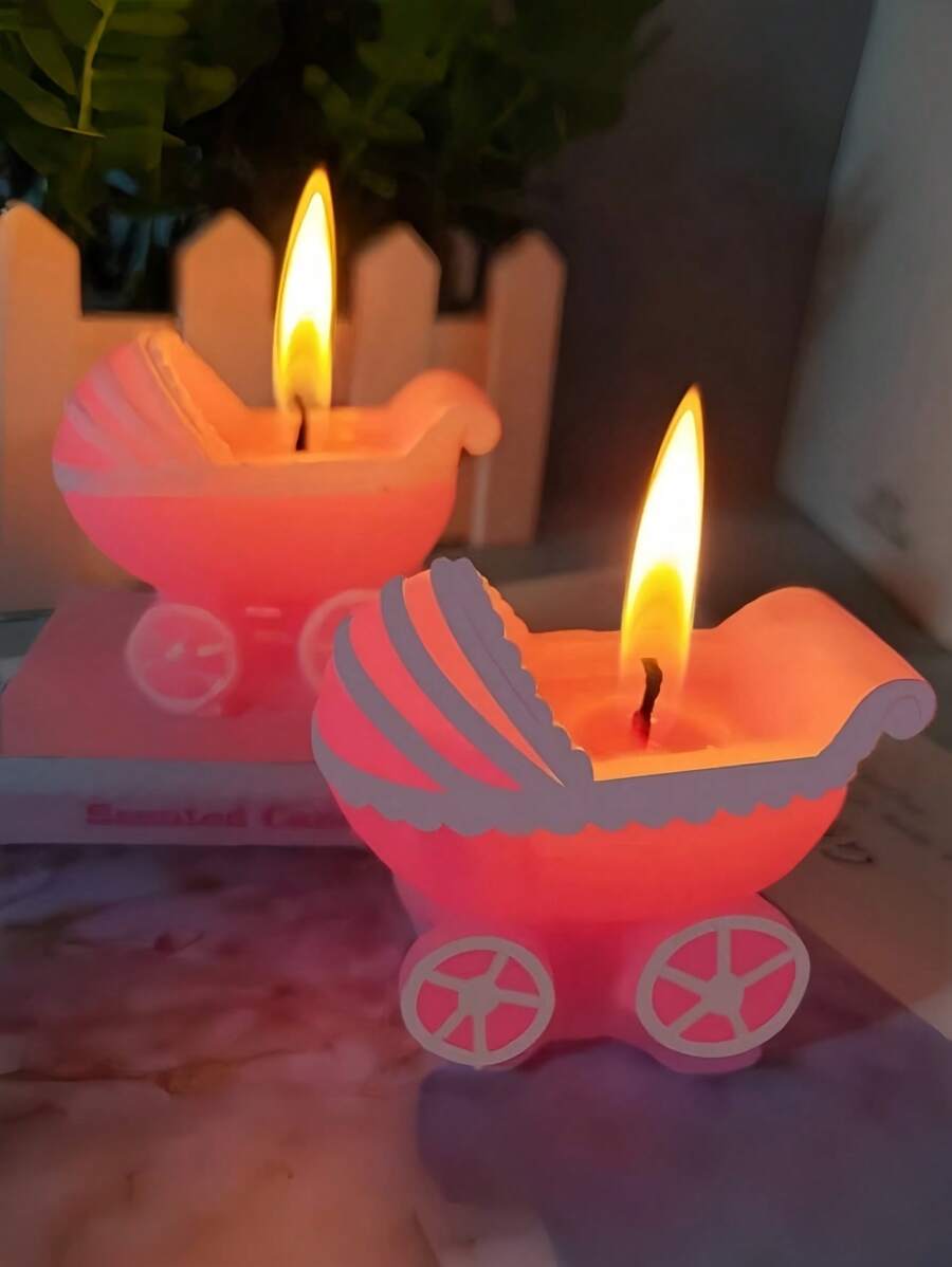 1 pièce Bougie de fête pour enfants, cadeau de faveur pour la baby shower - Bougie sans fumée Bébé endormi, bougie d'anniversaire mignonne pour enfants, décoration de fête, cadeaux de remise des diplômes, mariage