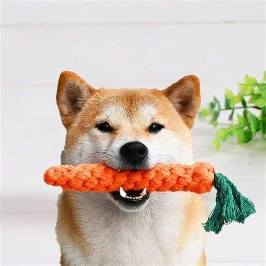 Dog Lover And Dog Mom Love Toys Rope Knots With Sound, Chew Resistant, For Energy Consumption, Suitable For Pomeranian, Bichon Frise, Teddy Dog Lover And Dog Mom Love Cat/Dog Lover Gift And Dog/Cat Mom Love Pet Supplies