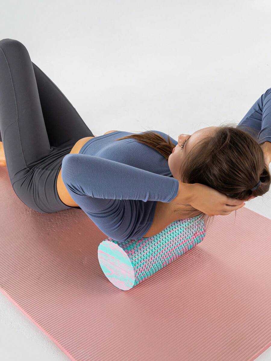 1pc Multi-Functional Massage Yoga Roller, Home & Outdoor Pilates Yoga Fitness Accessory