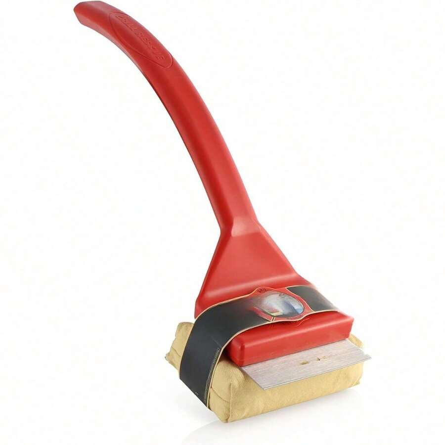 Replaceable Scraper Cleaning Head, Bristle Free - And Unique Scraper Tools For Cast Or Stainless-Steel Grates, Barbecue Cleaner (Scraper Brush)