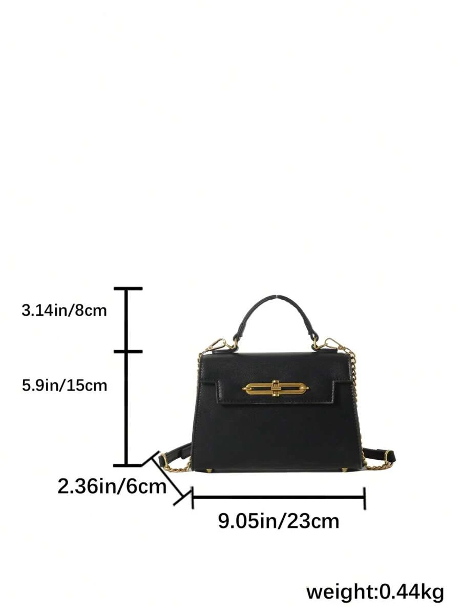 French High-End Women's Hand-Held Small Square Bag, Exquisite And Can Be Slung Diagonally, Fashionable And Elegant Black Bag, Stylish And Large Capacity Casual Versatile Shoulder Bag