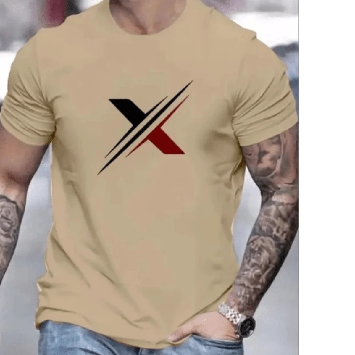 Camiseta X algodão fio 30.1 envio