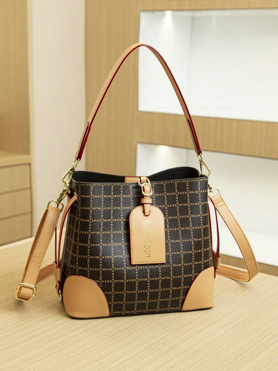 Women's Bucket Bag, Crossbody Ladies Handbag, New Casual Tote Bag, Shoulder Bag, Lightweight Luxury Brand Underarm Bag, Fashion Versatile