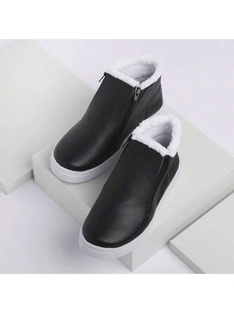 Tênis Botinha Feminino com Pelo Forrada Inverno Original Promoção