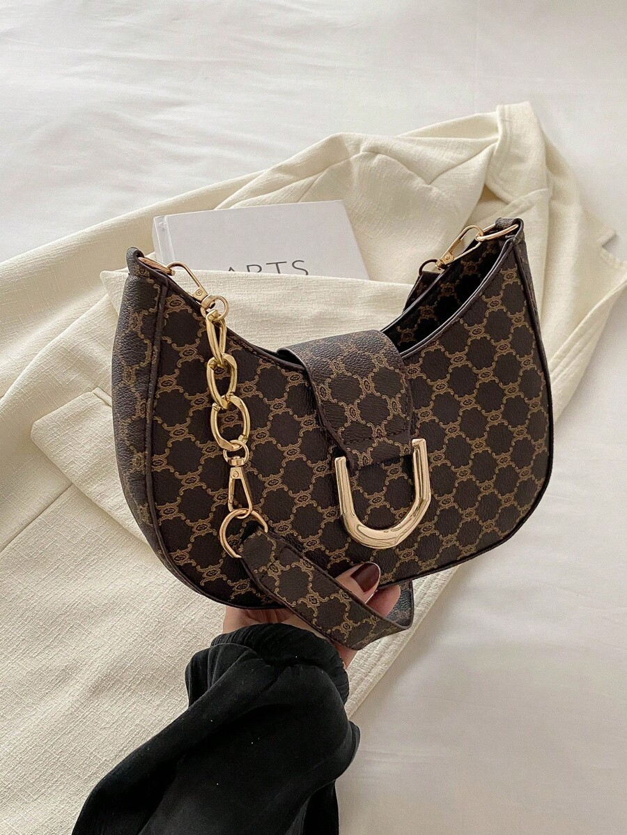 Bolso de mujer informal, ligero, con cremallera, tipo bolso hobo, con decoración de metal negro de moda, perfecto para adolescentes, mujeres, estudiantes universitarias, principiantes y trabajadores de cuello blanco, ideal para oficina, universidad, trabajo, negocios, trayectos, exteriores, viajes, salidas, media luna para mujeres