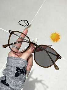 1pc Brown Frame-gray
