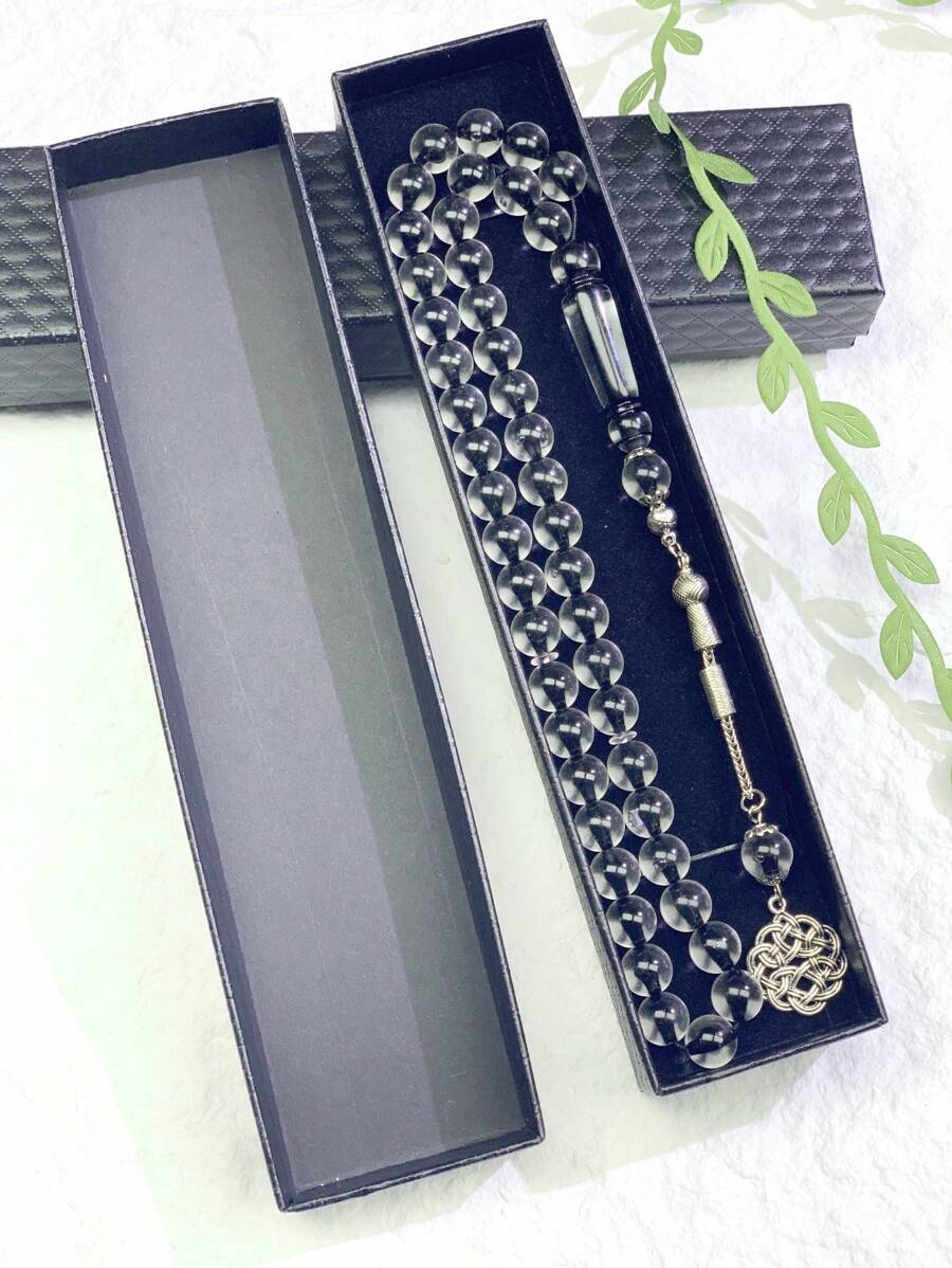 1 Set mit 6 Farben, 45 Stücke 10mm Acryl Perlen Armband Set, verpackt in hochwertiger Geschenkbox für den täglichen Gebrauch
