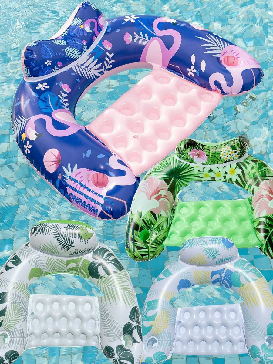 1 pièce Anneau de natation gonflable en forme de U, Fauteuil flottant, Siège de piscine unisexe pour adultes