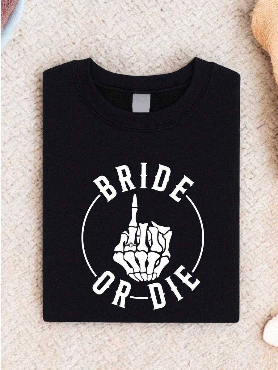 Bride Or Die Shirt, Halloween Bachelorette Tee, Spooky Bach Party T-Shirt, Wedding Celebration Tee, Bridal Shower Party Shirt, Bride To Be Tee FZ-771