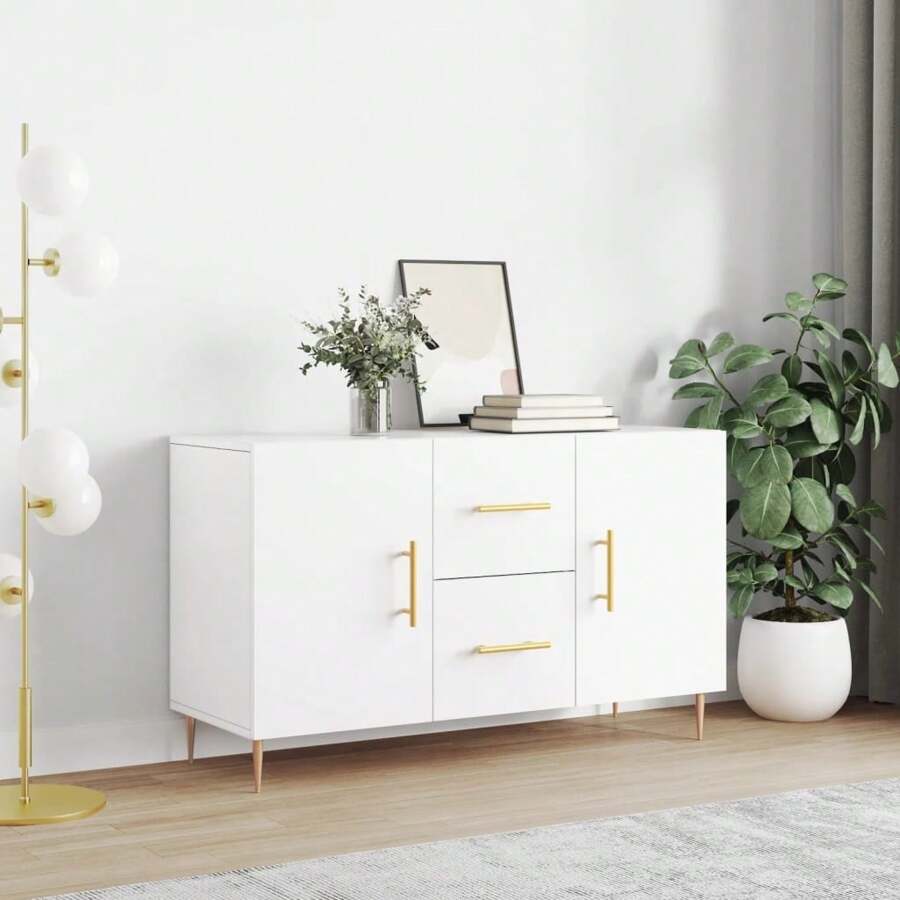 vidaXL Credenze 100x36x60 cm Credenze Buffet Credenza Per Cucina Mobili Cassettiere Camera Da Letto Cassettone Legno Mobiletto Sala Credenze Basse Bianca