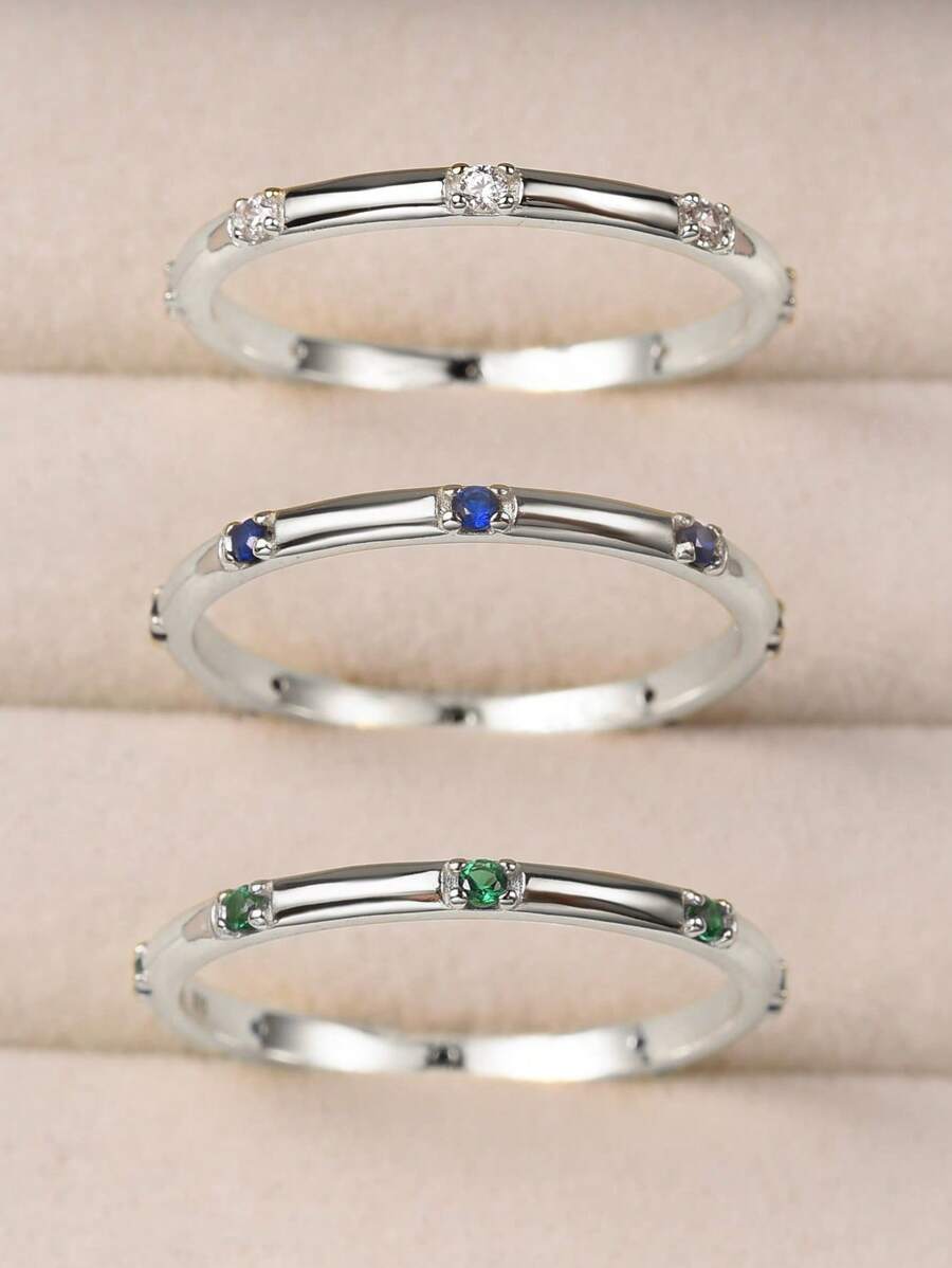 1 Pieza Anillo precioso de joyería para señoras de Plata de Ley 925 bañada en Oro Amarillo, Joyería Fina para uso diario, Regalo, Boda, Compromiso, Joyería Nupcial