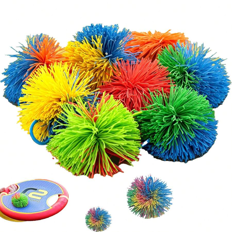 Fidget Toys - Original Soft Bouncy Balls In Bulk 6 Packs - Great For Easter Basket Gifts For All Youth And Adults - Sensory Ball Monkey Ball 90s Toy - Sensory Toy Gift Gadget - Kooosh Ball