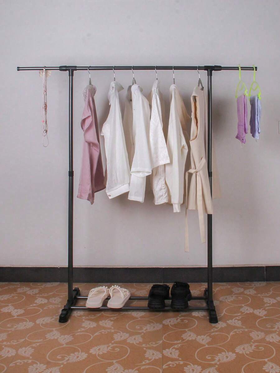 1 pièce Cintre à vêtements sur pied, séchoir intérieur portable pour balcon, présentoir à vêtements simple pour la maison, le dortoir