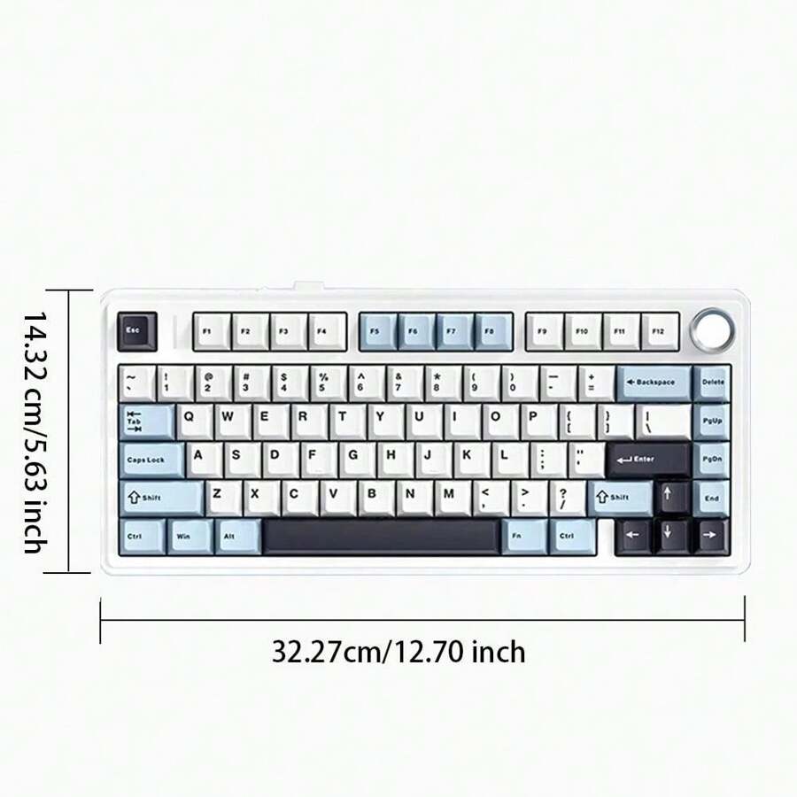 Aula Aula F Custom Mechanical Keyboard Gasket Structure Full Key Hot Swappable Wireless