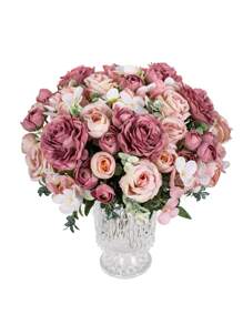 Hortensia rose-rouge sable