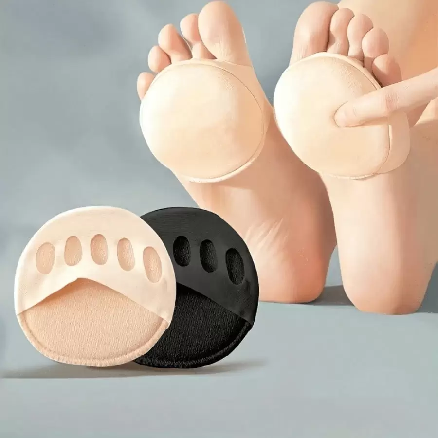 2/4 pezzi Sottopiedi in schiuma con cinque dita per donna, per scarpe con tacco alto, sottopiedi confortevoli per la cura dei piedi, inserti per calzini antiscivolo per le dita, must-have per sandali estivi con tacco, accessori per scarpe quotidiane, sottopiedi, calzini estivi per tacchi alti