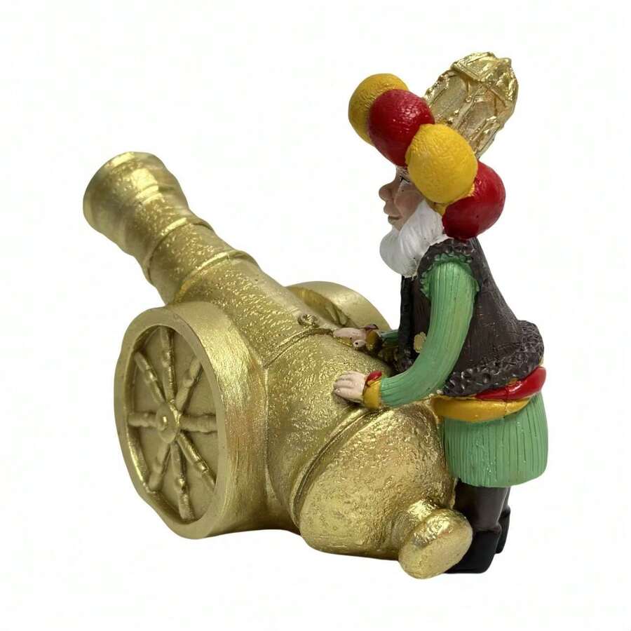 1 Pc Resin Decorative Statue Of Traditional Figure - Celebration Statue, Suitable For Home And Office Decor, Decor