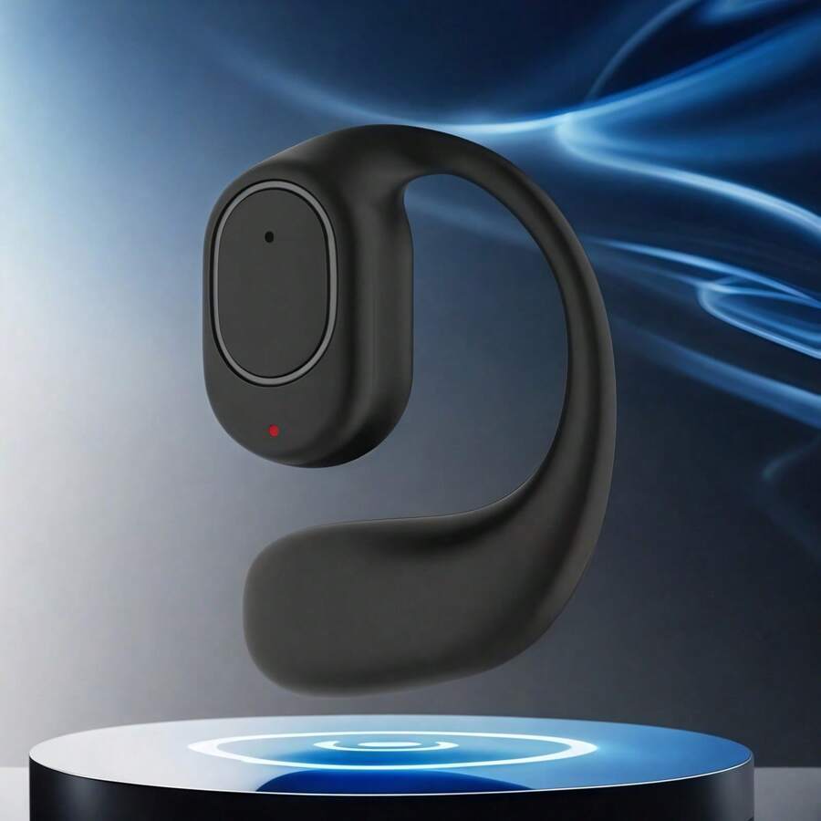 Écouteurs sans fil KY2 à crochet d'oreille, conduction osseuse OWS, casque Hi-Fi à crochet d'oreille pour la musique et les sports, annulation du bruit, compatible avec tous les smartphones