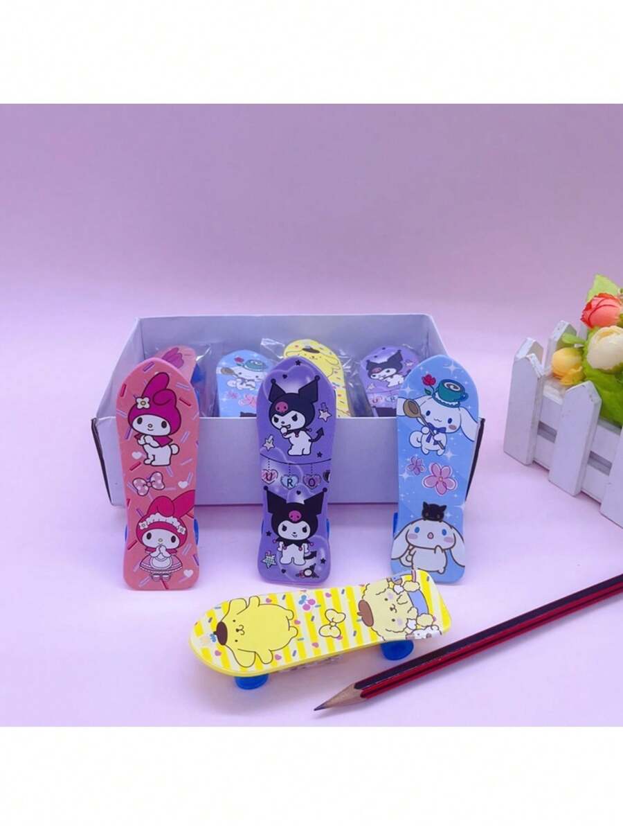 Sanrio 1PC Hello Kitty Scooter Pen Shaper Pudding Dog Double Hole Pencil Sharpener Children's Pencil Sharpener, Birthday Gift, For Students, Easy To Carry