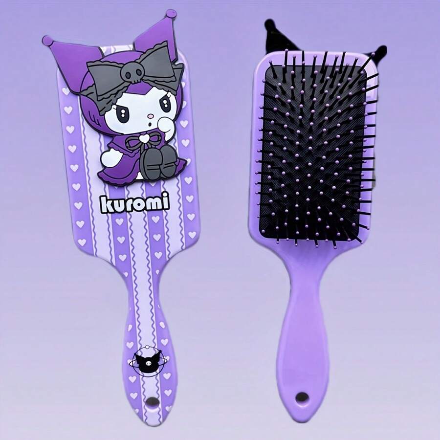Sanrio 1PC Sanrio Culami en Milady Air Cushion kam - Geschikt voor alle haartypes, ABS handvat