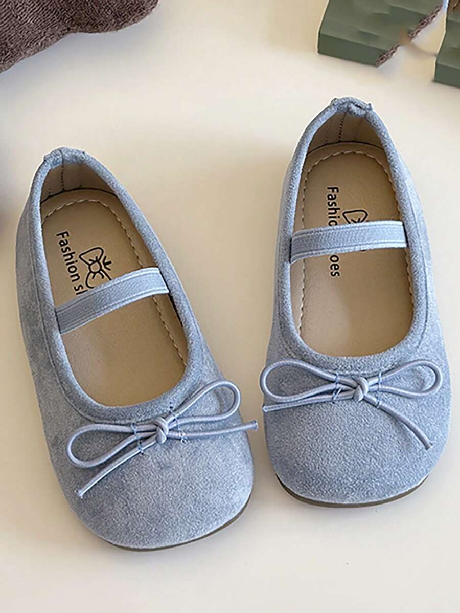Toddler Flower Girl Dress Shoes - Girl Ballet Flats Party School Shoes Wedding