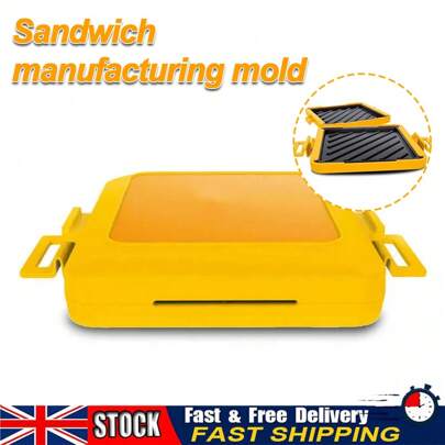 Microwave Toastie Sandwich Maker,Breakfast Sandwich Maker,Silicone Microwaveable Cookware,Rapid Heating,Non-Stick Plates,No Electricity, Wireless,For Cooking Delicious Crispy Sandwiches