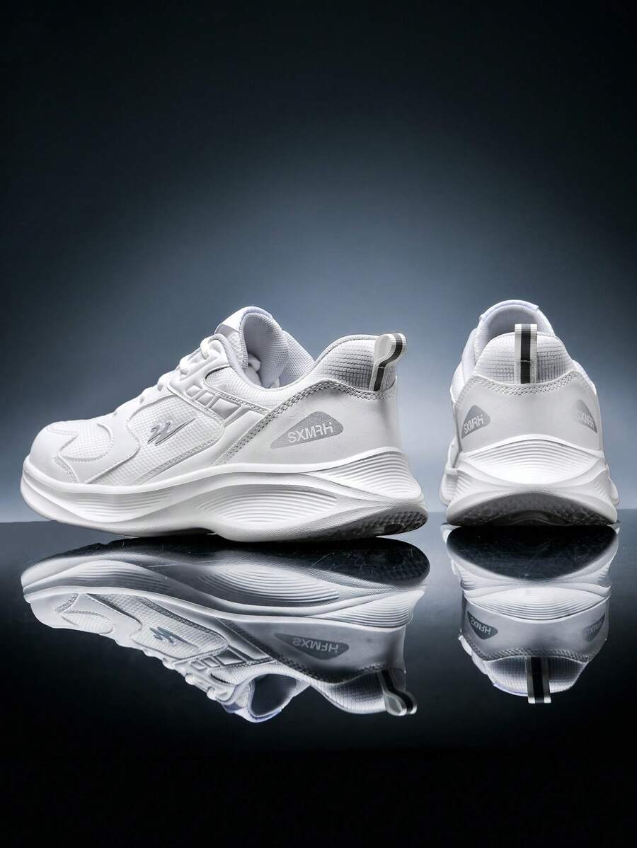 Men's New Mesh Sneakers For Summer, Outdoor Running, Breathable, Comfortable Lining, Lightweight, Casual Sports Shoes For Daily Life And Work