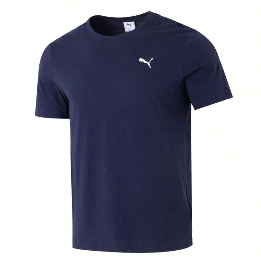 Puma ESS Cat Logo Tee, Men Sports Apparel Running Fitness Training Breathable Short Sleeve Casual T-Shirt 692480-06