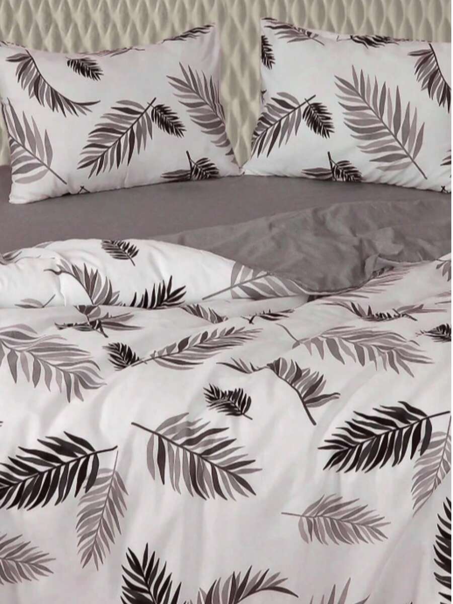 Set piumino ZNP morbido e confortevole - motivo floreale - ZNP casa Comfy | Aderente | Aerodinamico | Set piumino matrimoniale 2-3 pezzi | 160x220 1 pezzo e federa 50x70 - Set piumino 200*220 con 2 federe | SENZA LENZUOLA