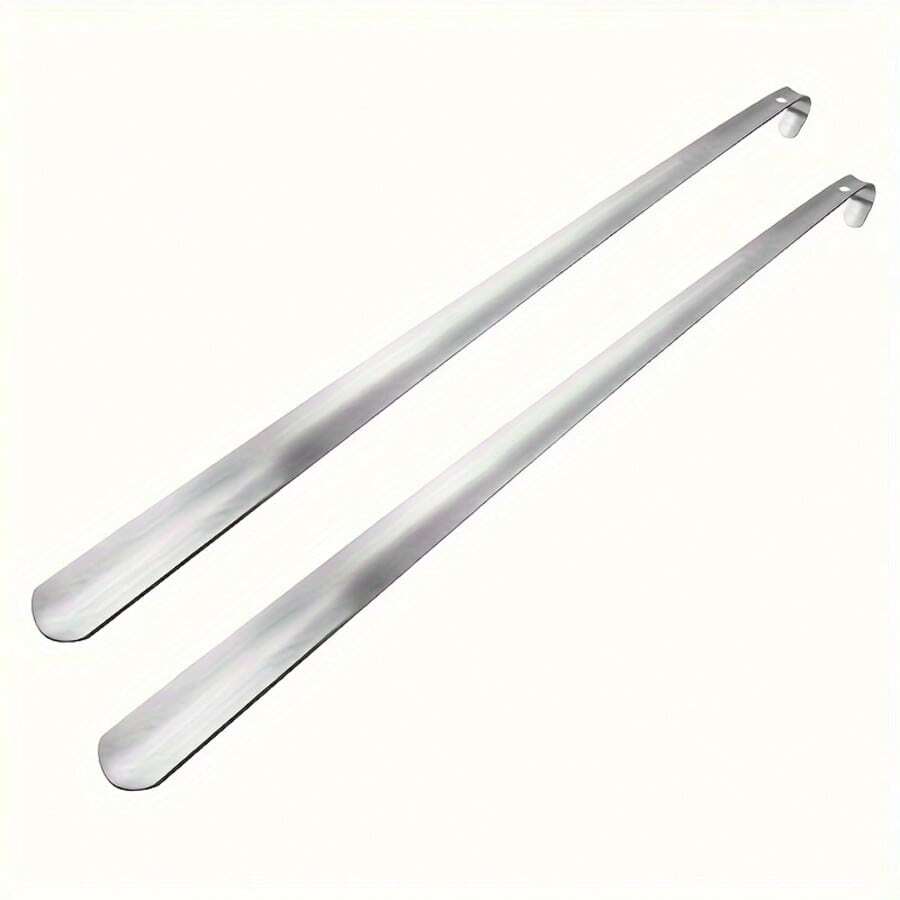 31.5 Inch Extra Long Stainless Steel Shoe Horn - Ergonomic Handle For Effortless Slip-On, No Bend Design For Men/Women/Elderly - Durable Shoe Helper For Home & Travel Accessories