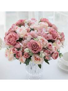 Hortensia rose-rose
