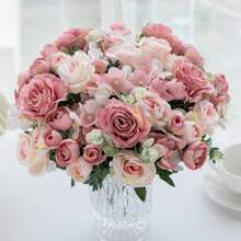 Hortensia rose-rose