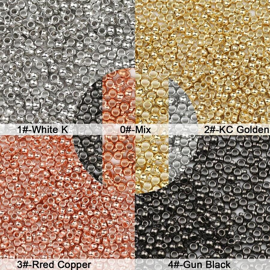 100 pièces Grandes perles d'espacement en plastique CCB avec boucle simple, accessoires de fabrication de bijoux DIY pour bracelets et colliers