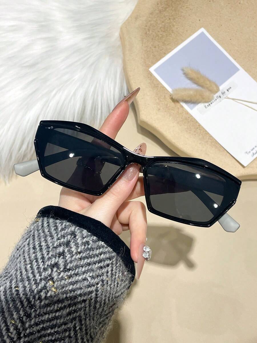1 pieza Gafas de moda multifuncionales con montura de policarbonato en estilo clásico, casual y retro, adecuadas para exterior, trayectos, todas las estaciones, conducción, pesca, deportes, fotografía callejera y pasarela, unisex